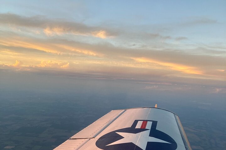 Tour panoramico privato del Texas meridionale in un aereo storico