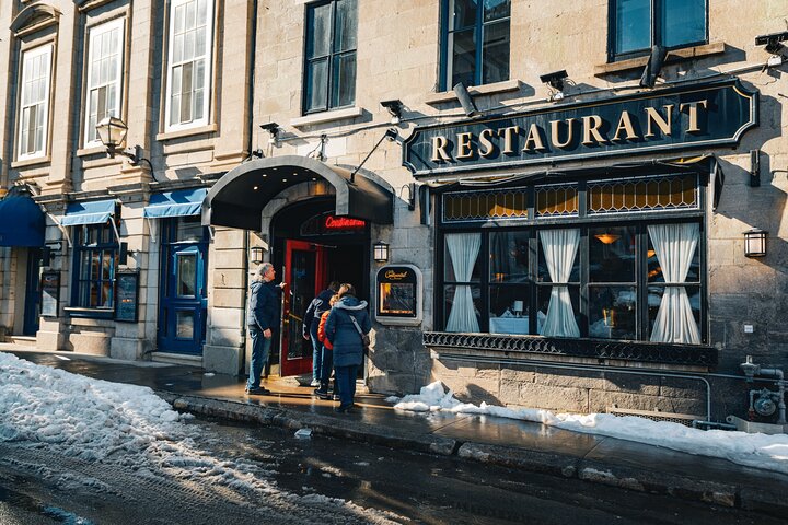 5-gangen gastronomisch eten en geschiedeniswandeling door het oude Quebec