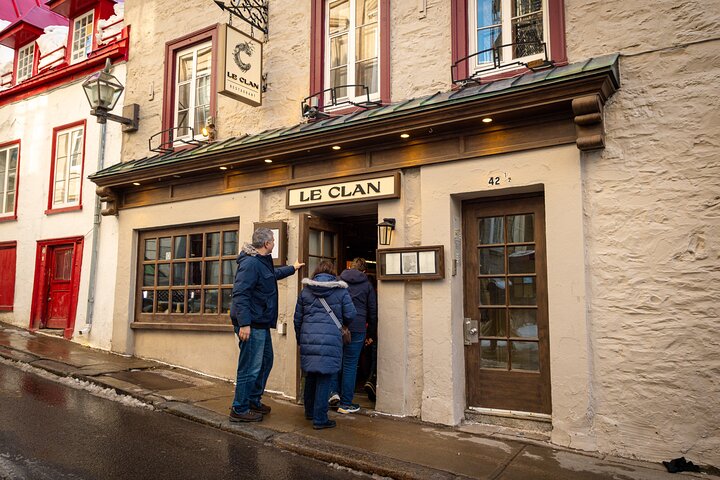 5-gangen gastronomisch eten en geschiedeniswandeling door het oude Quebec