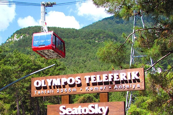 Belek / Antalya : Tour de ville avec cascades et excursion en bateau et téléphérique