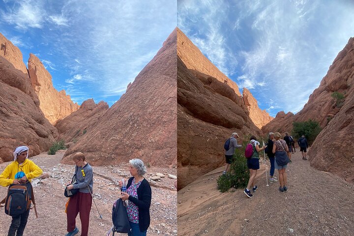 Privéwandeling en trektocht in Gorge Dades-Monkey Fingers Canyon