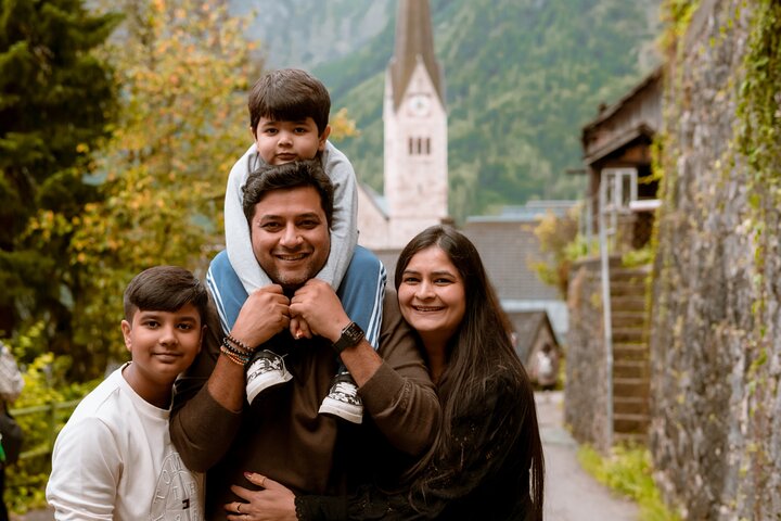Fotos de férias privadas com fotógrafo em Hallstatt