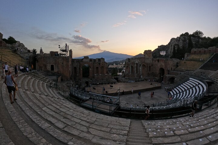 Volledige dag Taormina en Castelmola Tour met Messina Shore Excursion