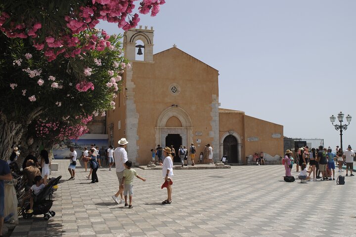 Volledige dag Taormina en Castelmola Tour met Messina Shore Excursion