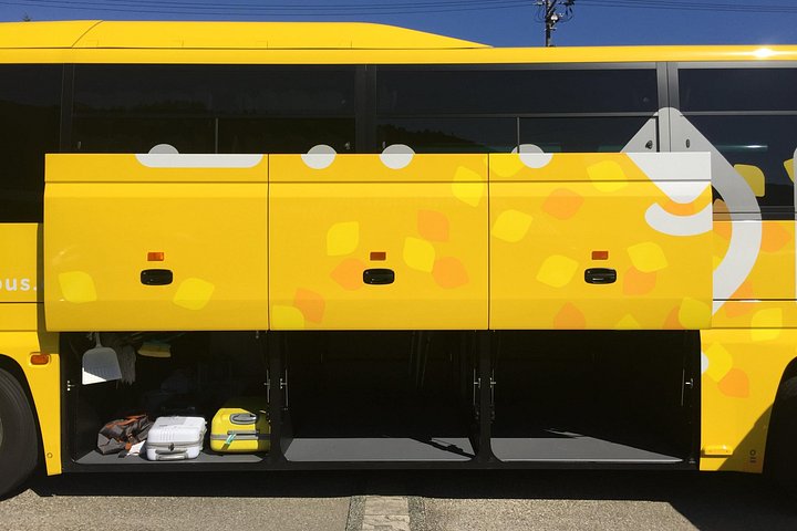 Enkelriktad buss från Takayama till Kawaguchiko