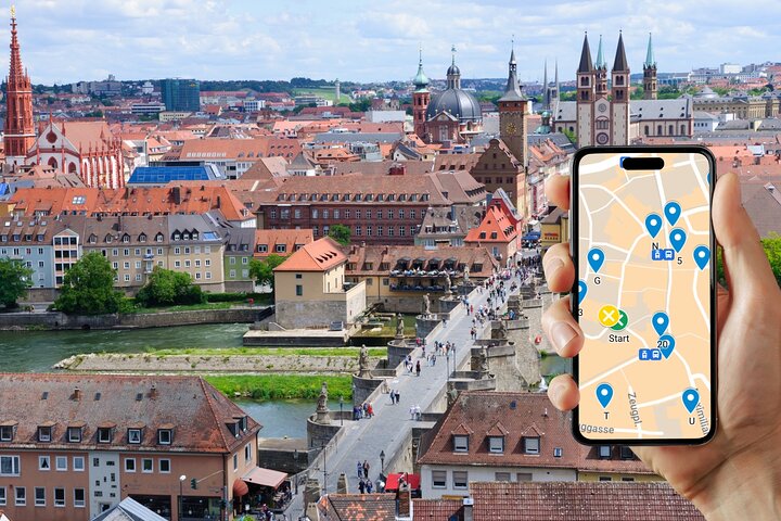 Zelfgeleide Schnitzeljacht en Stadtrallye in Würzburg