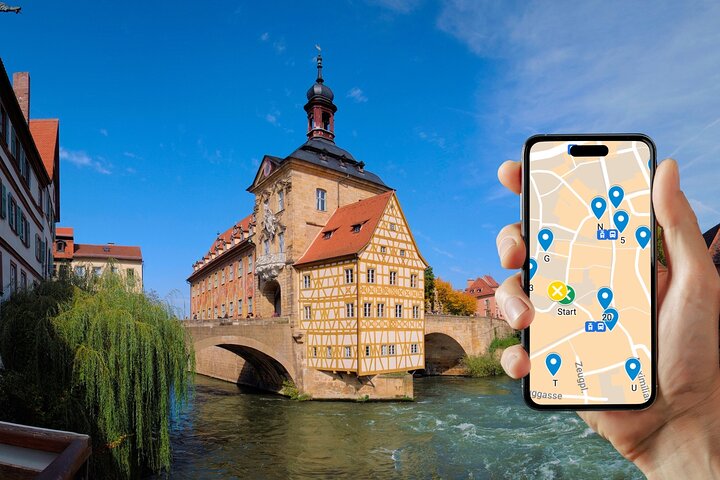 Självguidad rensningsjakt och stadsrally i Bamberg