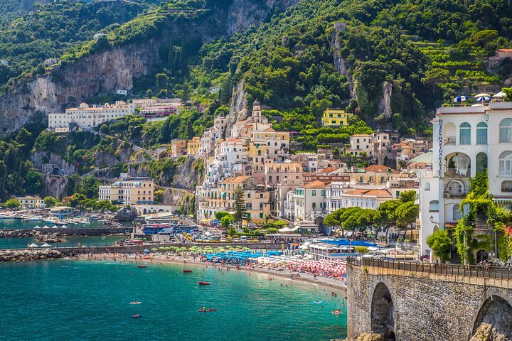 Amalfiküste Positano & Sorrent Signature Gruppentour von Neapel