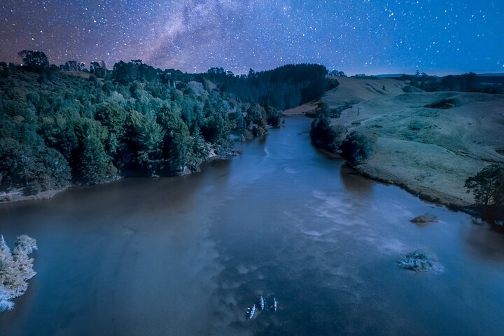 Tauranga : Tour en kayak por la noche en gusano resplandeciente