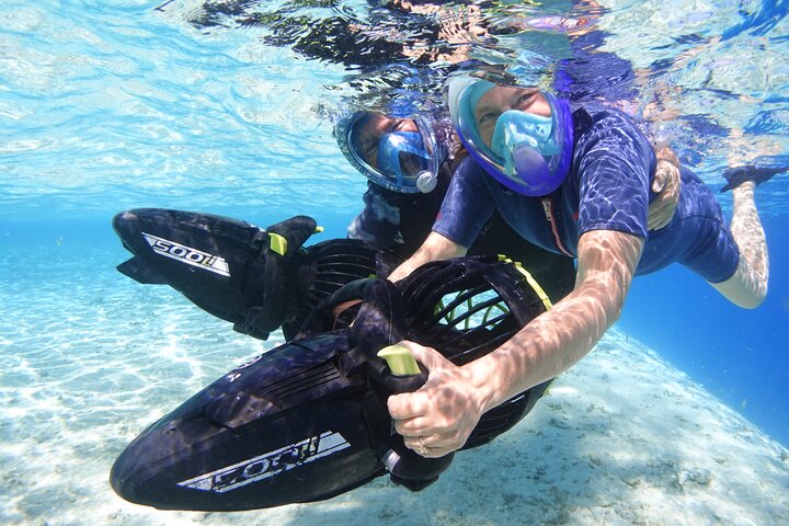 Sea Scooter Jet snorkling: svømme med skilpadder, stråler og haier