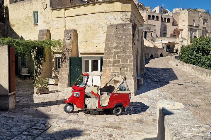 Tuk Tuk-tur i Matera - Historie, legender og anekdoter