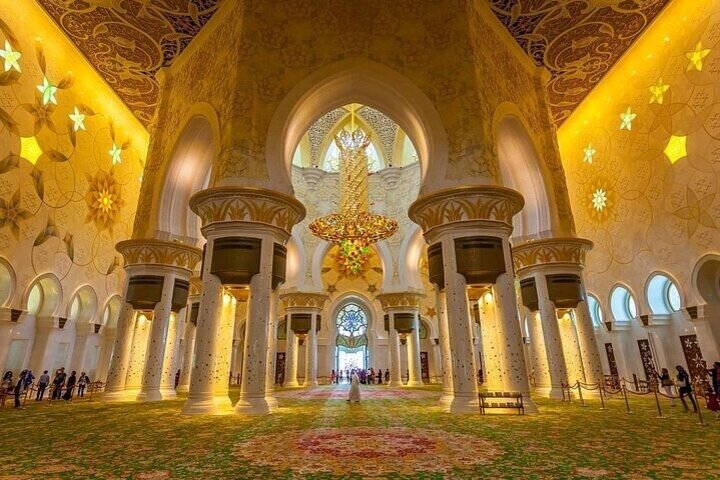 Dubai til Abu Dhabi City Tour med Grand Mosque Emirates Palace