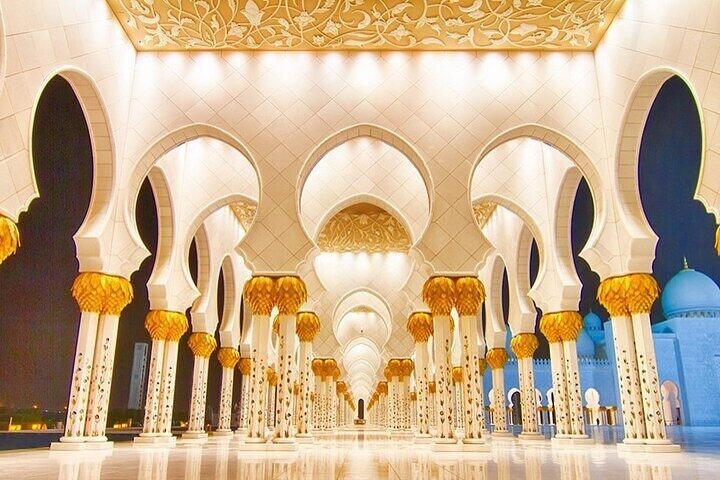 Dubai til Abu Dhabi City Tour med Grand Mosque Emirates Palace