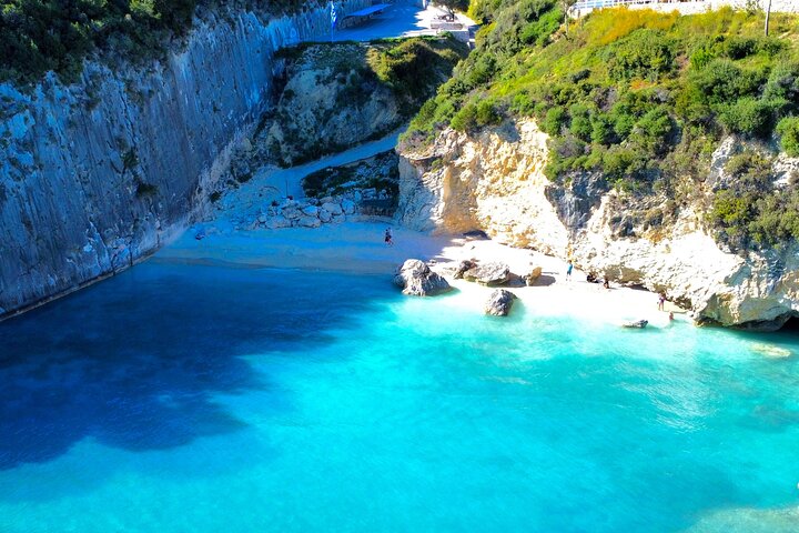 Zakynthos Shipwreck Beach med Blue Caves Land og Sea Tour