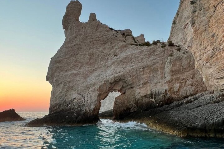 Zakynthos Shipwreck Beach med Blue Caves Land og Sea Tour