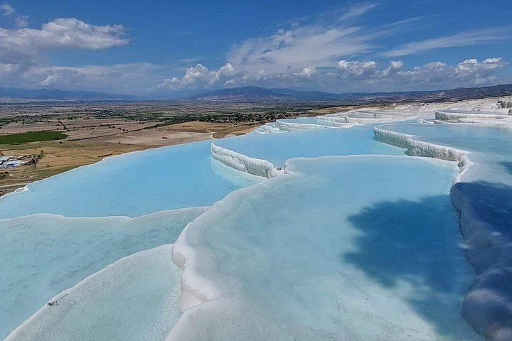Hoppe over linjen Pamukkale Tour for Crusiers fra Kusadasi Havn