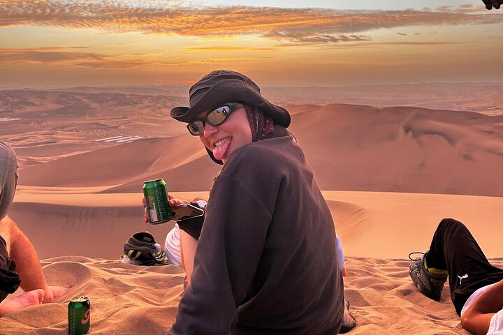 Från Ica eller Huacachina: Buggy- och sandboardtur med solnedgång