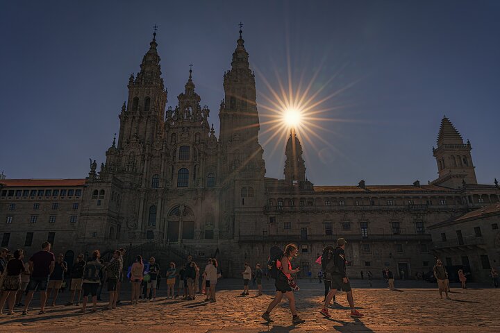 Franske Camino de Santiago fra Sarria til Santiago de Compostela