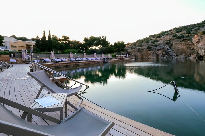 Lake Vouliagmeni Thermal Spa und Tempel von Poseidon Tour
