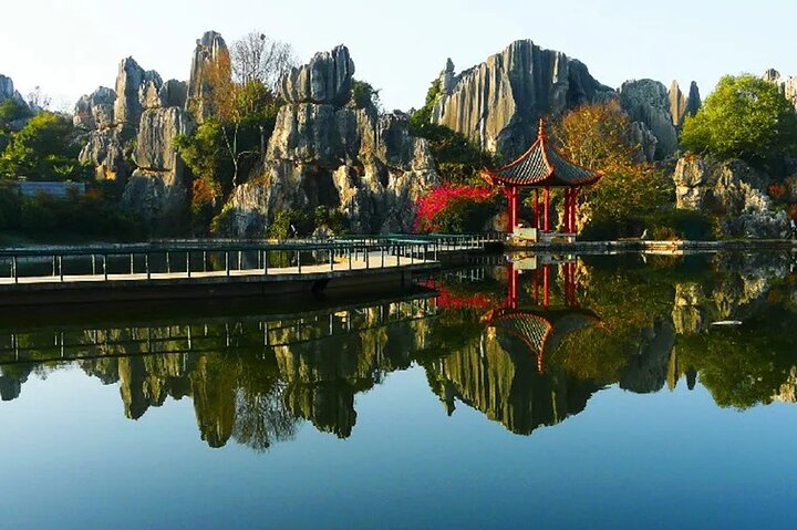 Stone Forest + Pato asado de Yiliang + Tour privado por la ciudad de Kunming