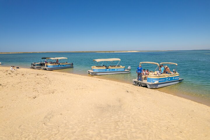Ilha Deserta und Farol-Insel: Eine Bootsfahrt in kleiner Gruppe in der Ria Formosa ab Faro