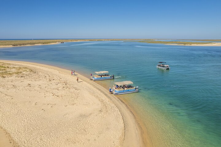Ilha Deserta und Farol-Insel: Eine Bootsfahrt in kleiner Gruppe in der Ria Formosa ab Faro