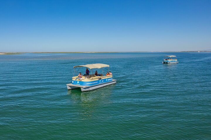 Ilha Deserta und Farol-Insel: Eine Bootsfahrt in kleiner Gruppe in der Ria Formosa ab Faro