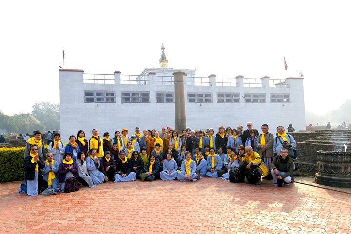 7-daagse privébegeleide boeddhistische bedevaart van Bodhgaya naar Lumbini