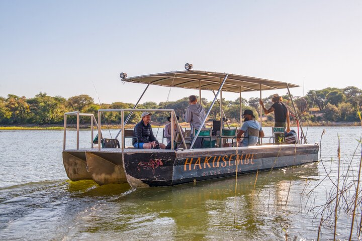 4 días de aventura de pesca en el río Kavango en Hakusembe River Lodge