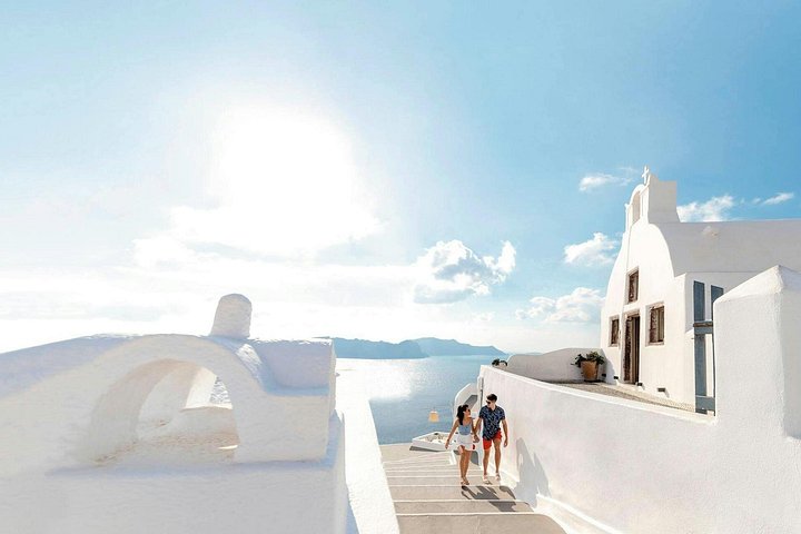 Fulddagstur i Santorini med afgang fra Heraklion