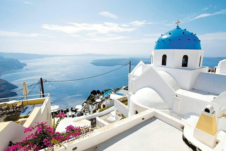 Fulddagstur i Santorini med afgang fra Heraklion