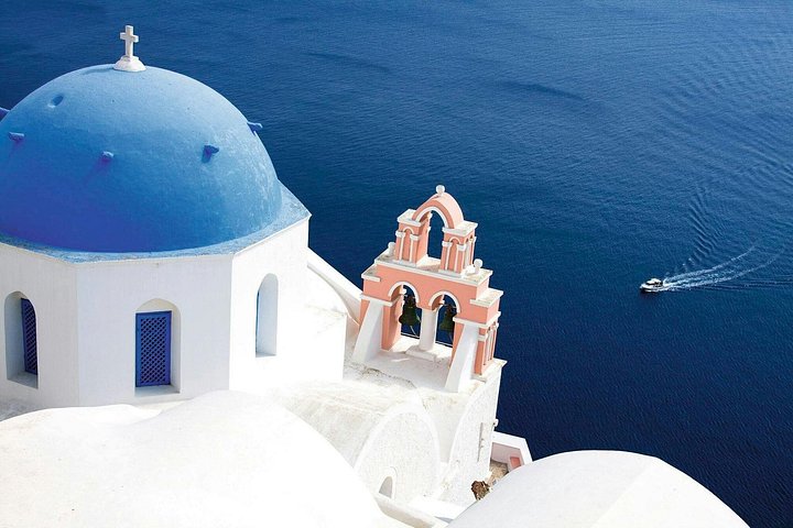 Fulddagstur i Santorini med afgang fra Heraklion