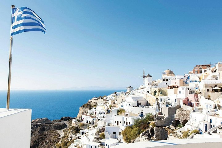 Fulddagstur i Santorini med afgang fra Heraklion