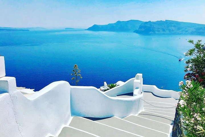 Fulddagstur i Santorini med afgang fra Heraklion