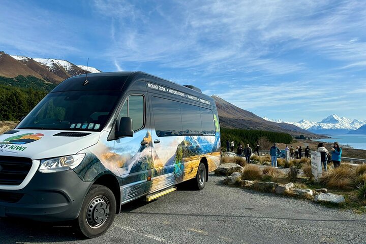 Aoraki Mt. Cook National Park Grupptur från Queenstown