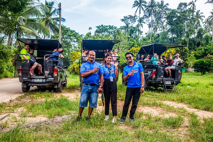 Tour di 6 ore sulla cura degli elefanti e nella giungla in fuoristrada a Koh Samui