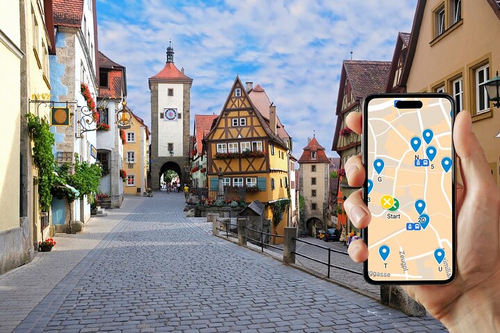 Speurtocht met gids en stadsrally in Rothenburg