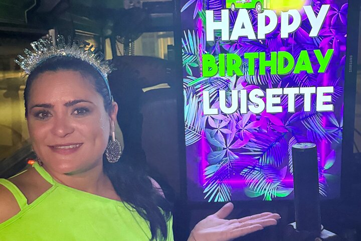 Bus de fête pour la vie nocturne à Aruba avec boissons illimitées et DJ