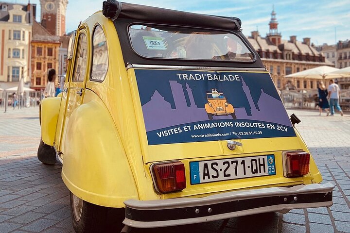 Unieke tour door Lille met Convertible 2CV - 1u00