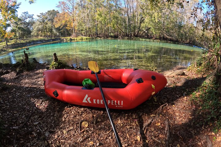 Tour en kayak por el fondo de vidrio transparente guiado de 2 horas Gilchrist Blue Spring