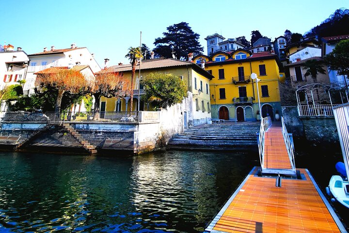 Lago Como & Lugano para grupos pequeños : 2 países en 1 día, Crucero en barco