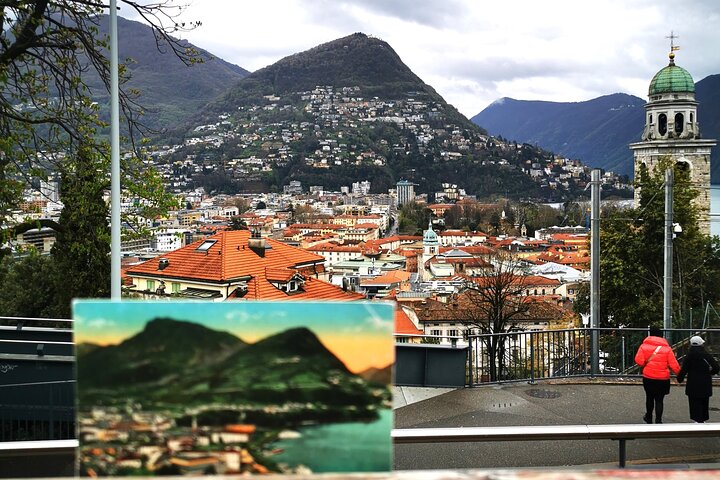 Lago Como & Lugano para grupos pequeños : 2 países en 1 día, Crucero en barco