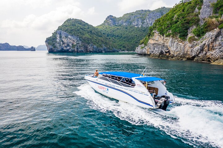 Tour di lusso per piccoli gruppi delle isole Ang Thong di un'intera giornata