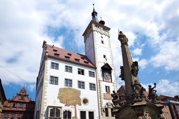 Kort spasertur gjennom Würzburg med frankiske vin