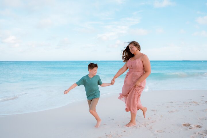 Privat semesterfotografering med fotograf Georgetown Bahamas
