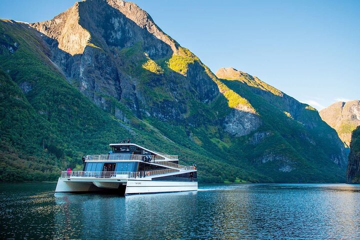 Visite guidée de Viking Village, croisière Nærøyfjorden & Flåm Railway