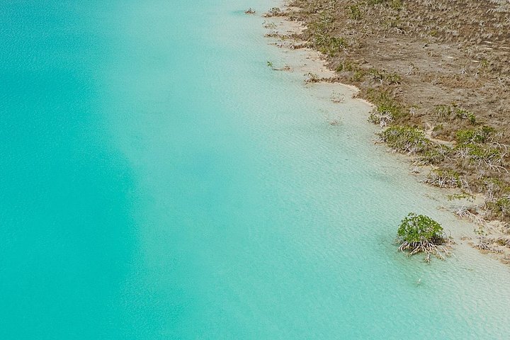Excursion en planche à pagaie au lever du soleil de Bacalar avec petit déjeuner et photos