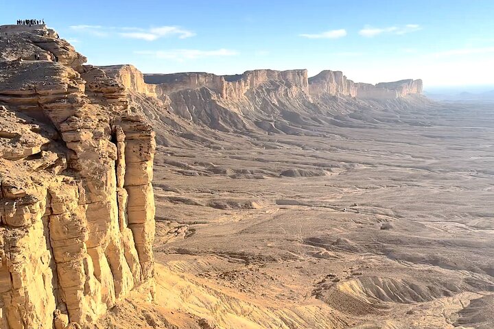 Sunset Edge of the World with Deers & Camels 4x4 Adventure Riyadh