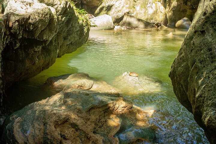 Cueva del Indio en Charco Azul Grot en Waterval Avontuur