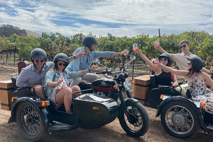 Visite du vignoble San Luis Obispo Sidecar Wine Adventure